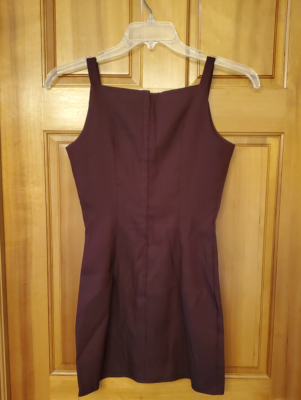 La Belle Size 3 Juniors Classic Sleeveless Sheath Dress in Dark Plum Vintage Y2K - Picture 6 of 6